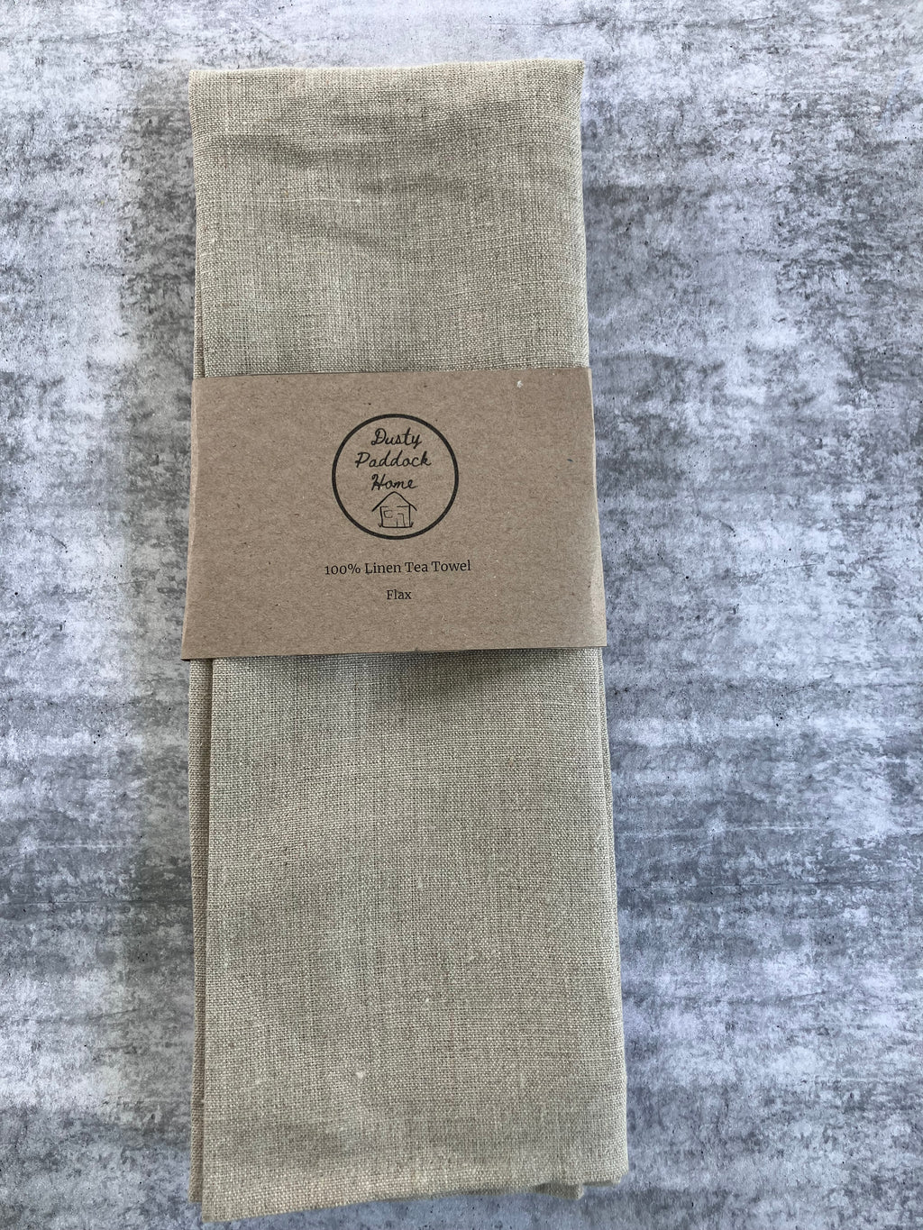 Linen Tea Towel - Flax