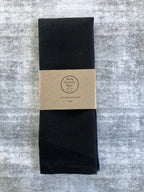 Linen Tea Towel - Black