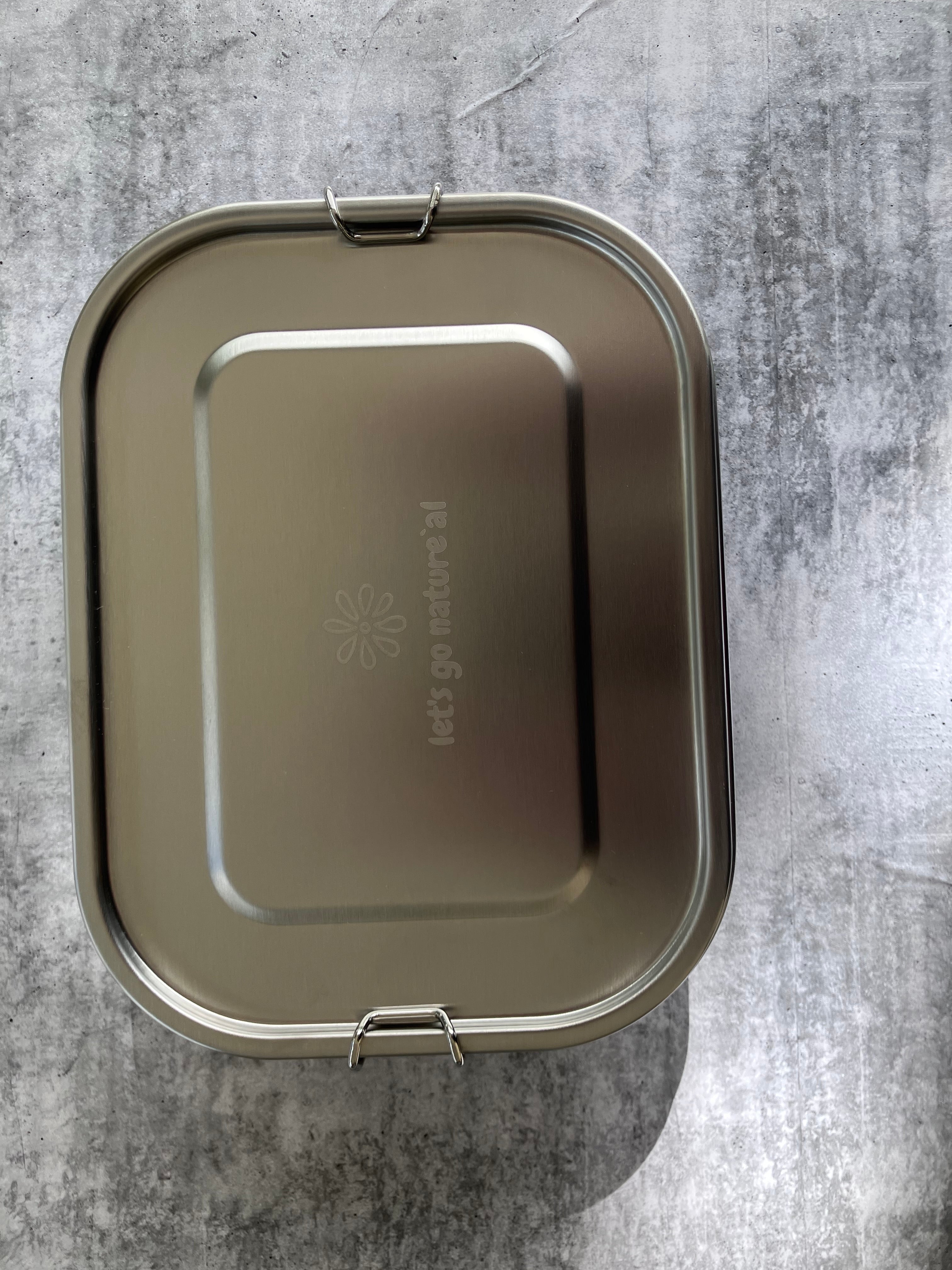 Large Stainless Steel Bento Box - 3 Compartment