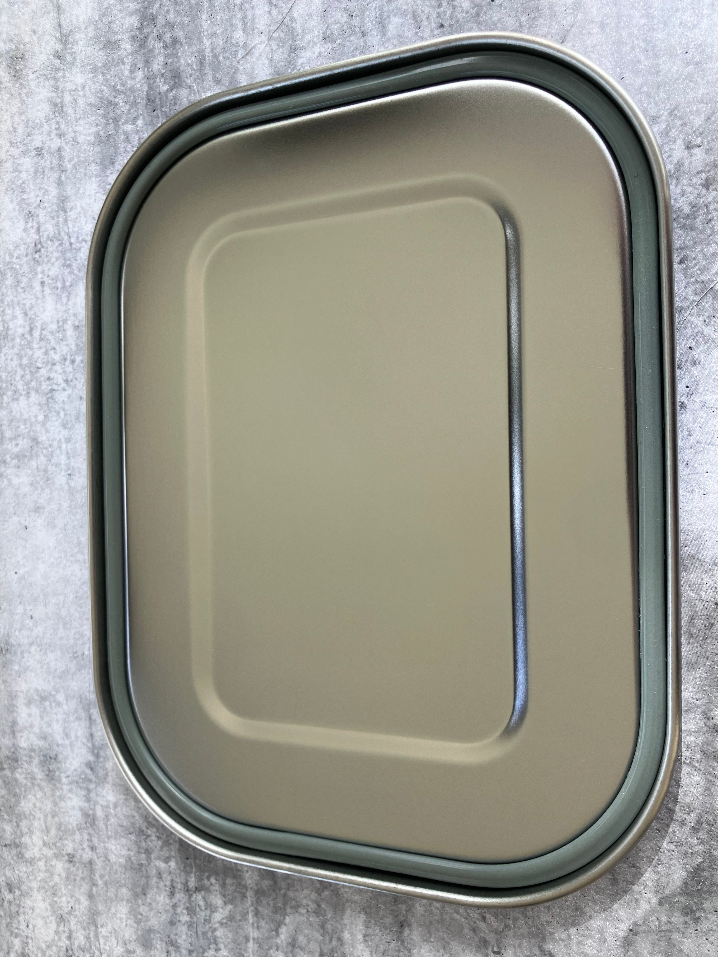 Large Stainless Steel Bento Box - 3 Compartment