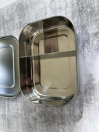 Large Stainless Steel Bento Box - 3 Compartment